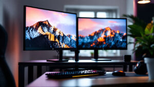 A photograph of a sleek