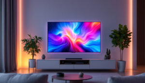 A photograph of a sleek