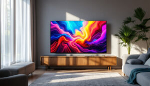 A photograph of a sleek