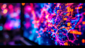 A photograph of a vibrant