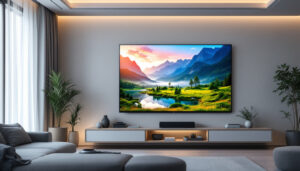 A photograph of a sleek