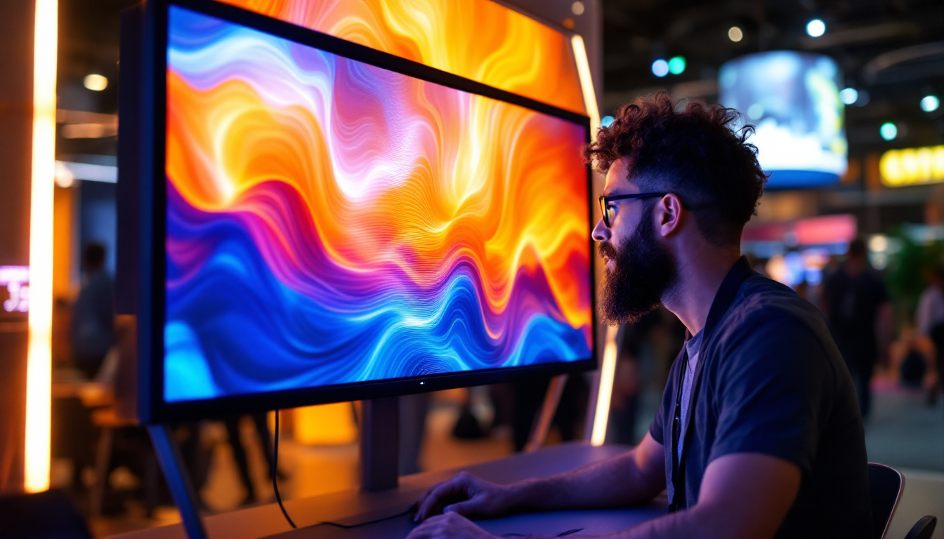 A photograph of a vibrant