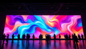 A photograph of a vibrant