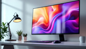 A photograph of a sleek