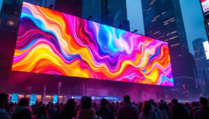 A photograph of a vibrant