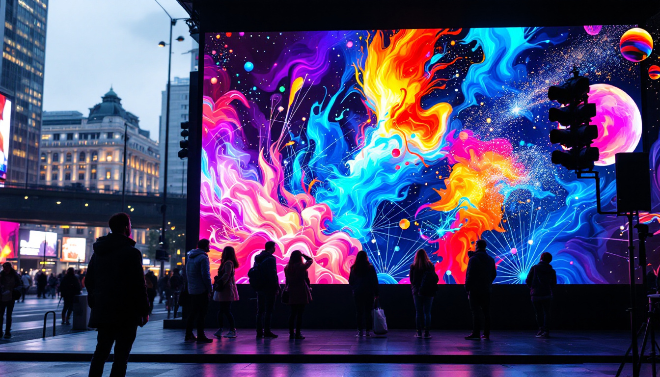 A photograph of a vibrant