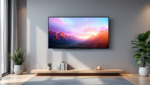 A photograph of a sleek