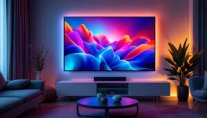 A photograph of a sleek