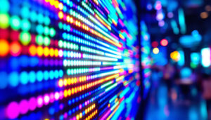 A photograph of a vibrant