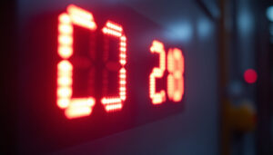 A photograph of capture a photograph of the system sensor l series led display in action