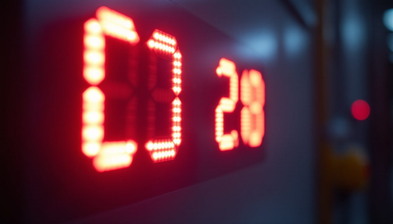 A photograph of capture a photograph of the system sensor l series led display in action