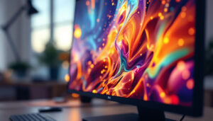 A photograph of a sleek