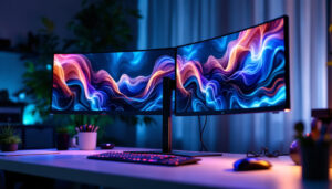 A photograph of a sleek
