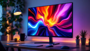 A photograph of a sleek