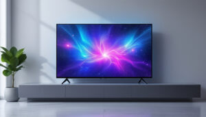 A photograph of a sleek