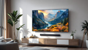 A photograph of a sleek