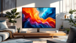 A photograph of a sleek