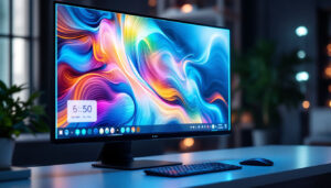 A photograph of a sleek