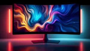 A photograph of a sleek