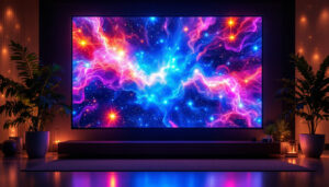 A photograph of a vibrant