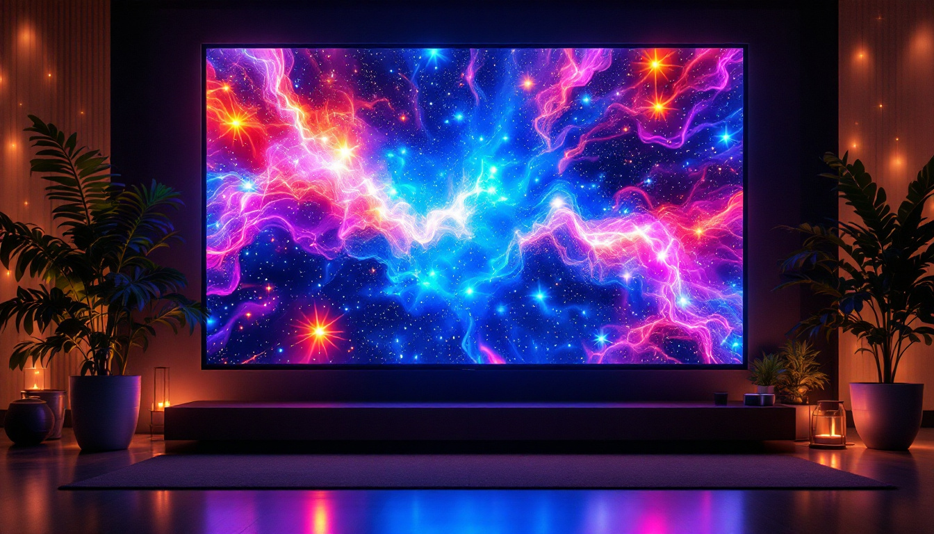 A photograph of a vibrant