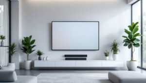 A photograph of a sleek