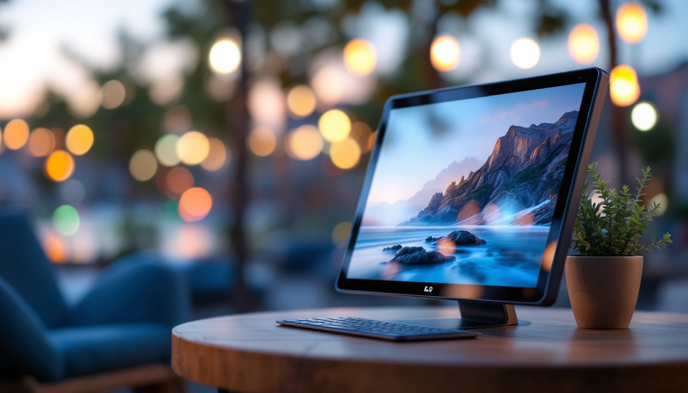 A photograph of a sleek