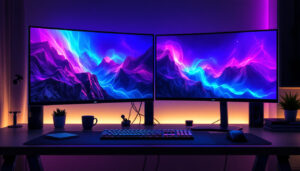A photograph of a sleek