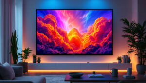 A photograph of a sleek