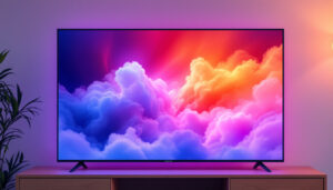 A photograph of a sleek