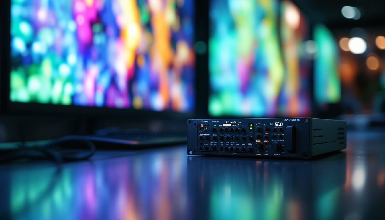 A photograph of a sleek