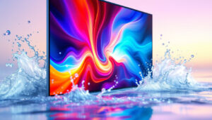 A photograph of a sleek