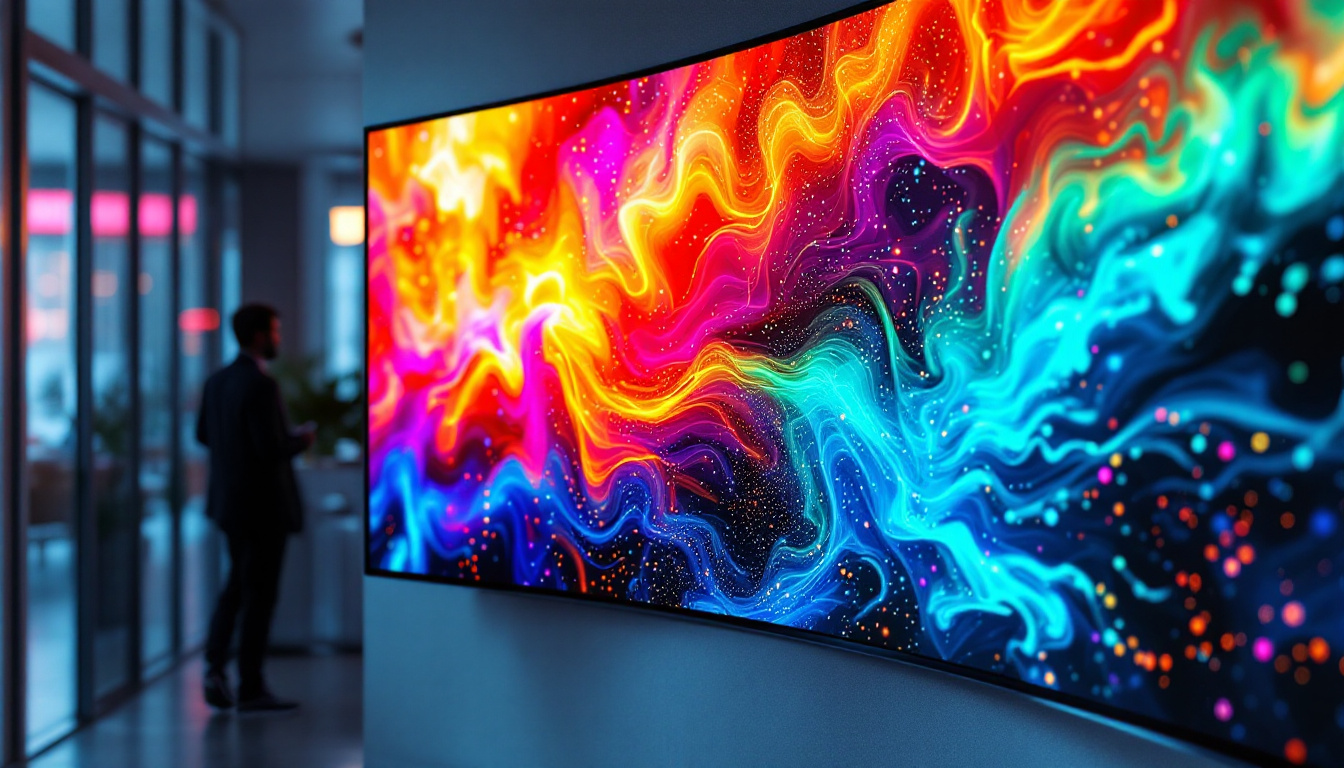 A photograph of a vibrant