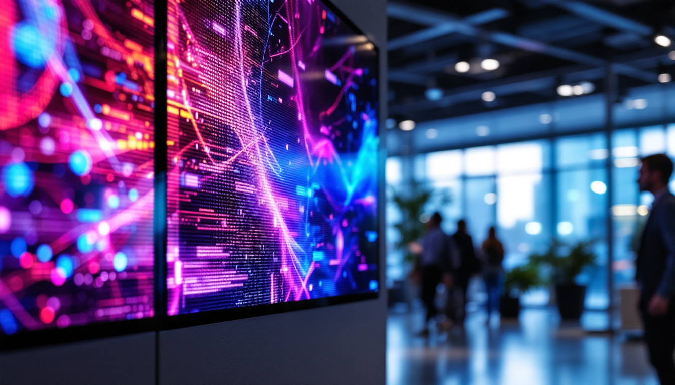 A photograph of capture a photograph of the plano edge terminal's led display in action