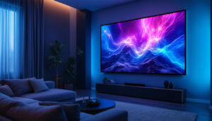 A photograph of a sleek