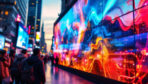 A photograph of a vibrant