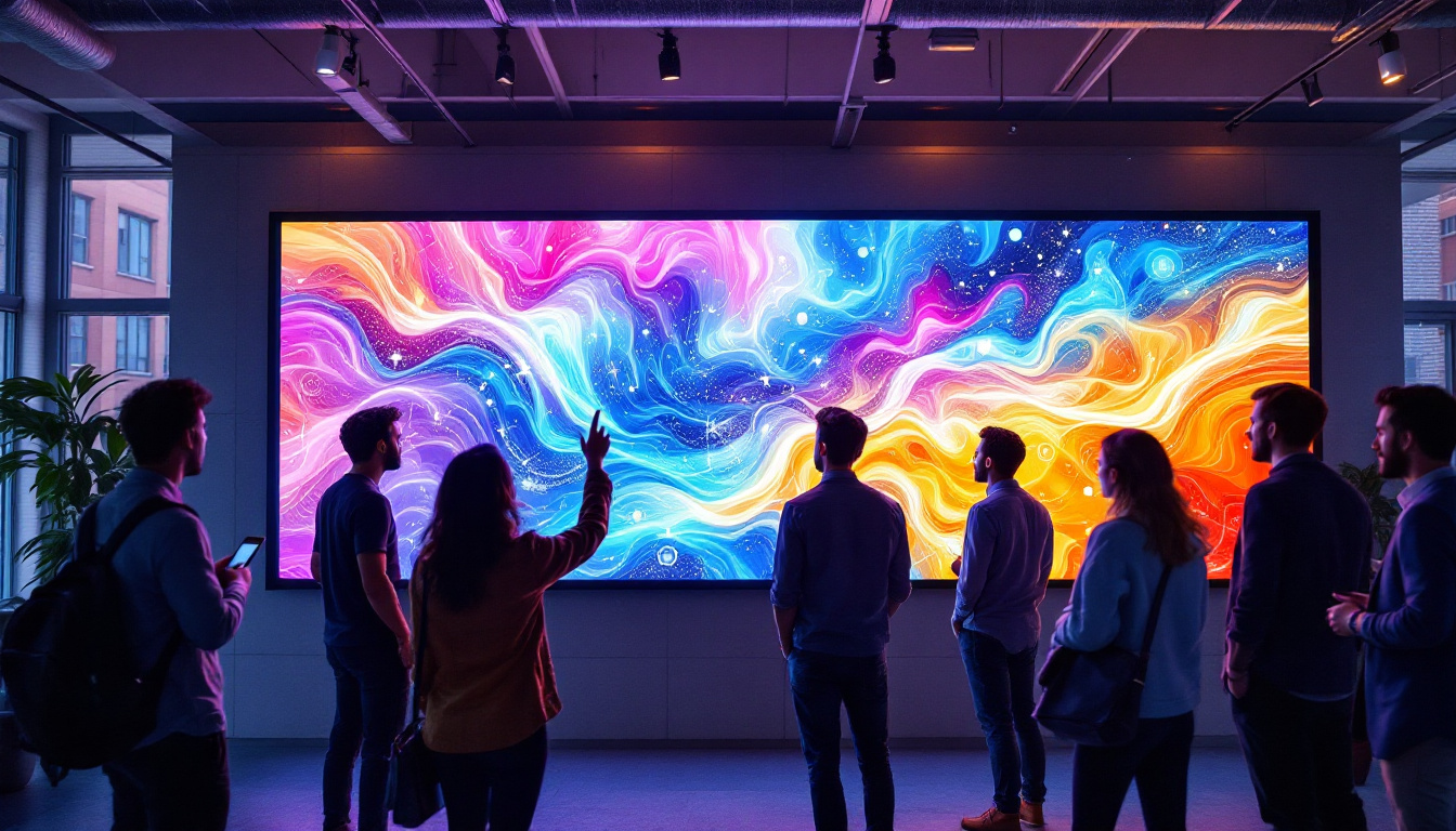 A photograph of a vibrant