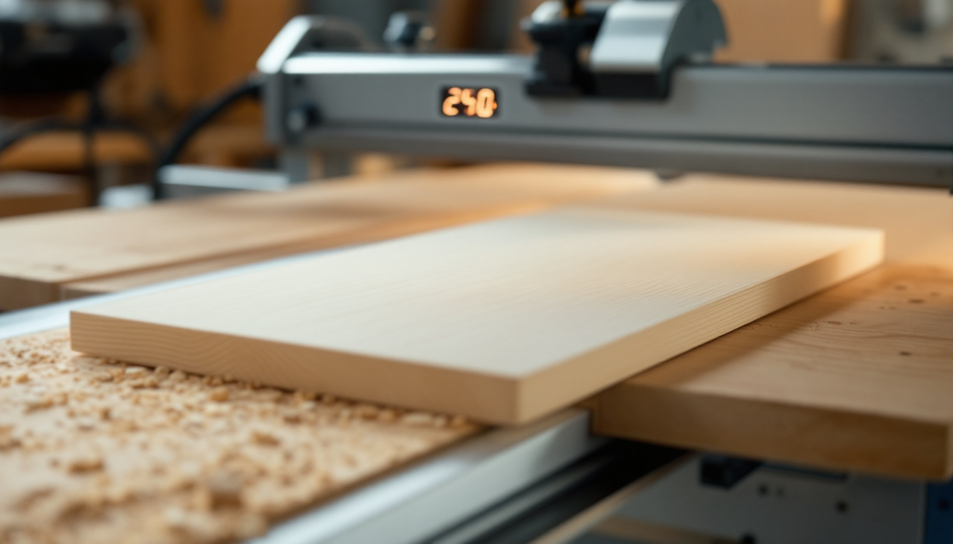 A photograph of capture a photograph of a board planer in action