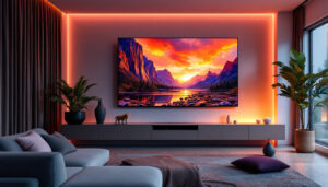 A photograph of a sleek