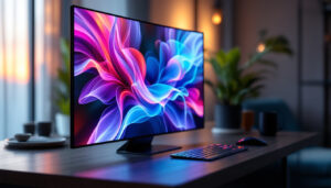 A photograph of a sleek