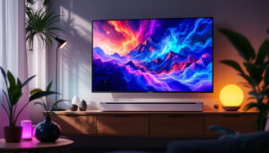 A photograph of a sleek