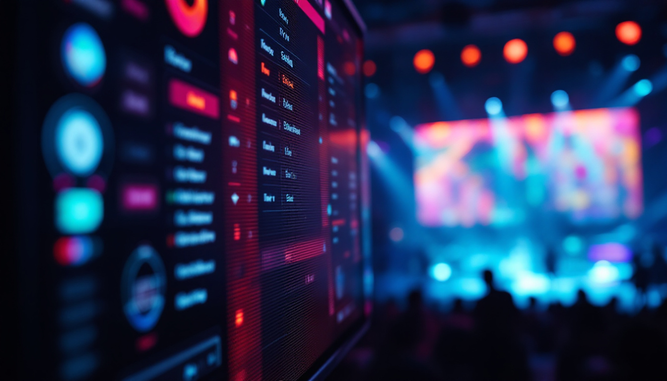 A photograph of capture a photograph of the novastar vx1000 led display in action