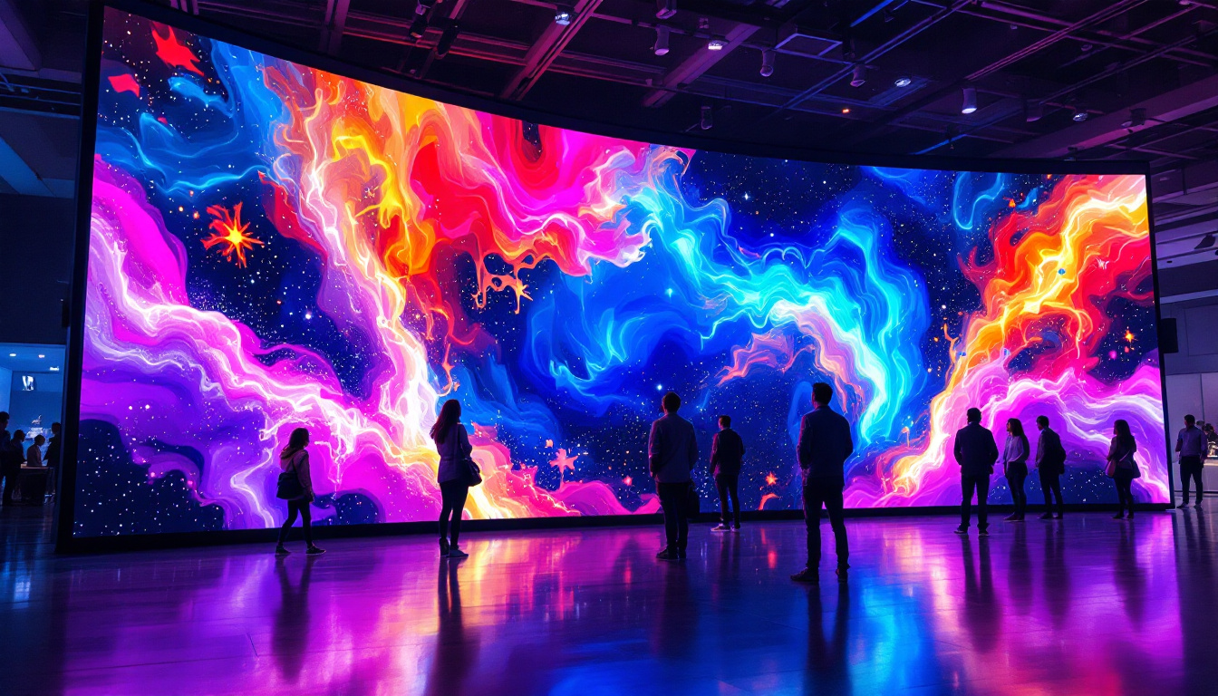 A photograph of a vibrant
