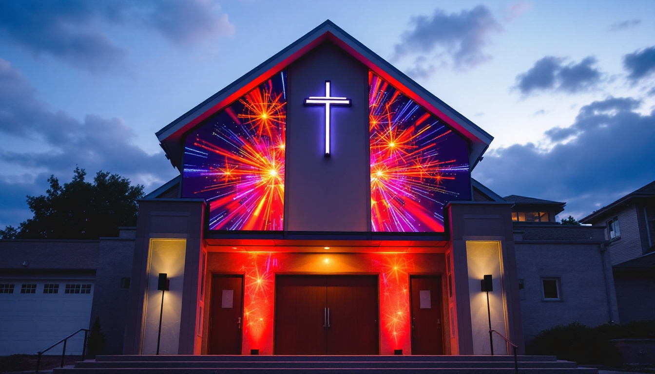 A photograph of capture a photograph of the calvary temple in wayne