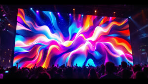A photograph of a vibrant