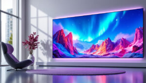 A photograph of a vibrant
