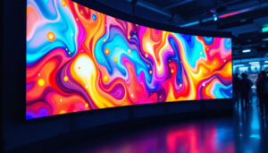 A photograph of a vibrant