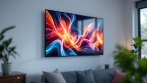 A photograph of a sleek