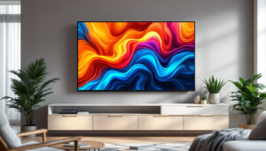 A photograph of a sleek