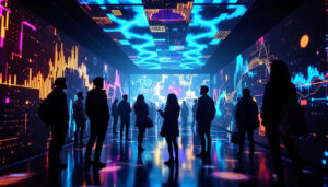 A photograph of a vibrant